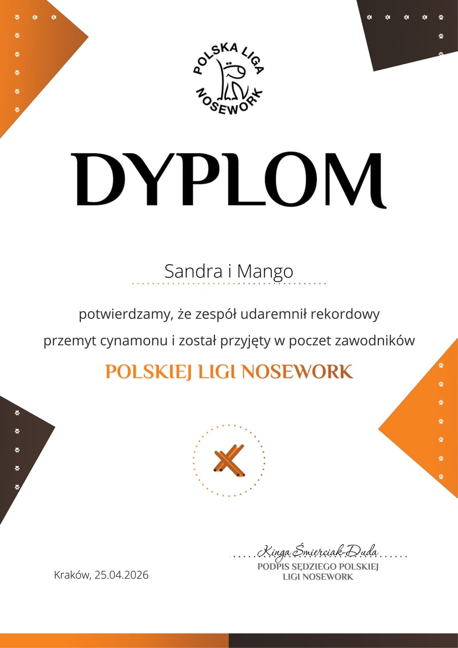 Kraków - Polska Liga Nosework, 25.04.2026